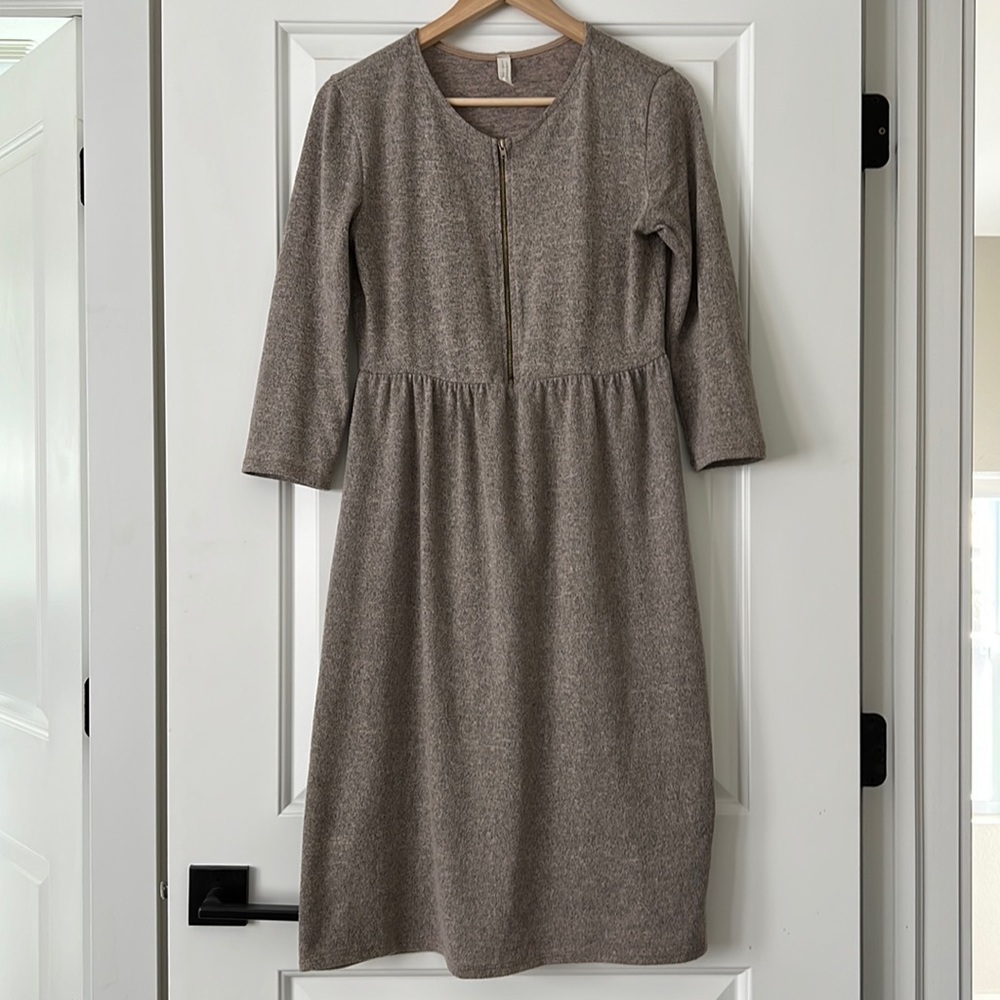 Roolee (Flamingo Urban) zipper front knit dress